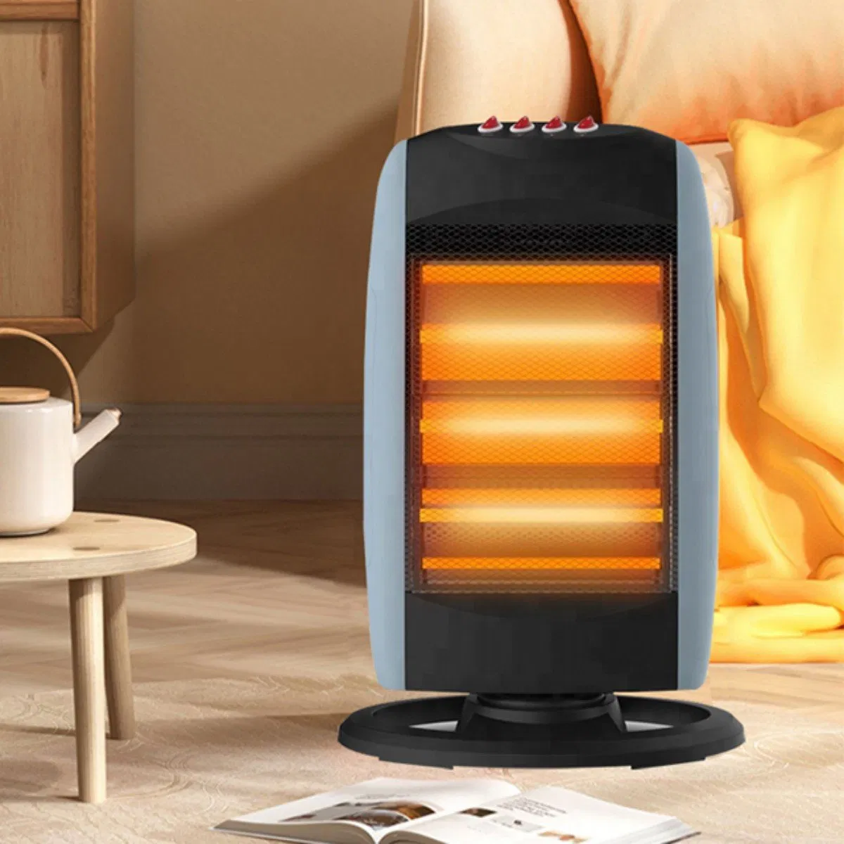 Strong Radiant Output Long Life Halogen Style Heater