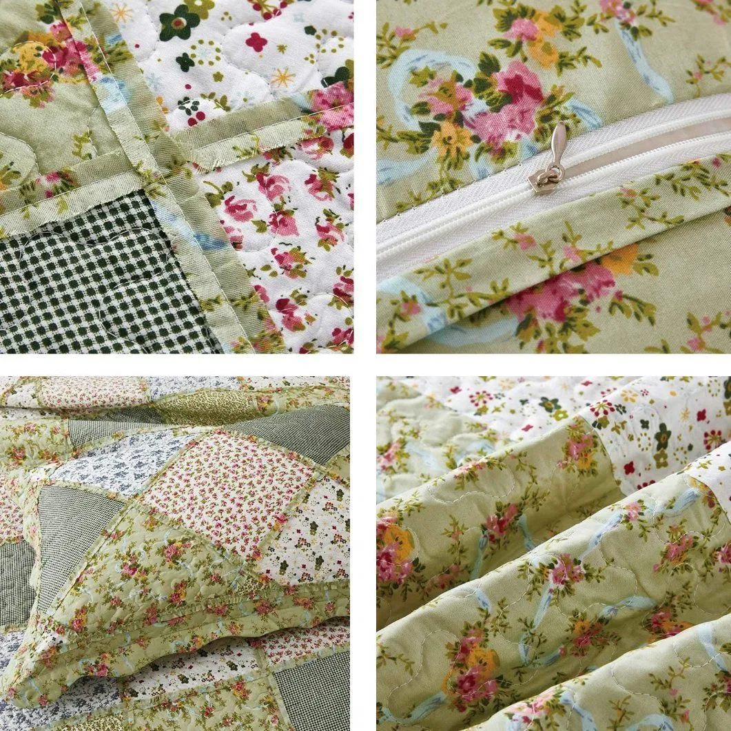 Flower Bed Cover Ordinary Double Bed / Medium Light Plant Flower Quilt Cover Yellow Flower Grey Leaf Printed Quilt Cover Soft Four Seasons Bedspread