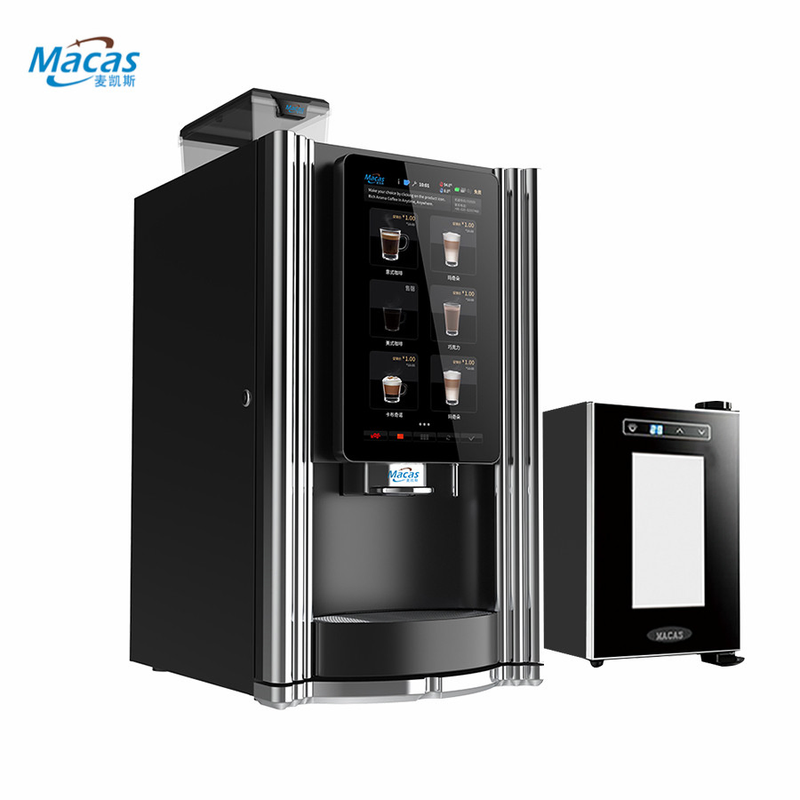 Smart Table Top Fresh Milk Espresso Programmable Coffee Vending Machine