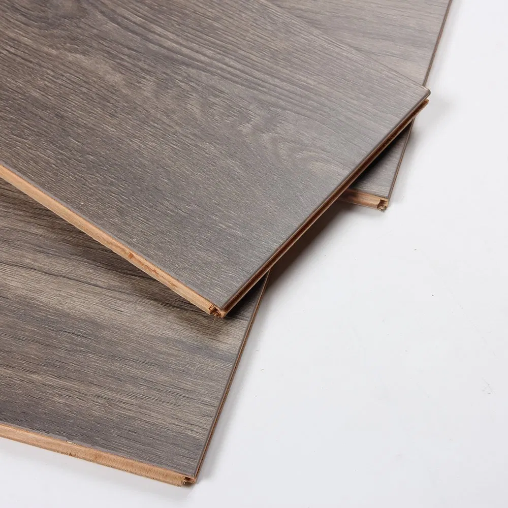 Серый инженерный паркет Hanse, негорючий, 12мм