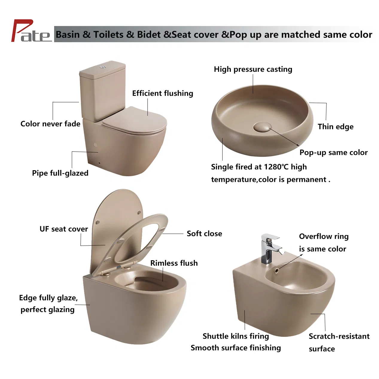 European Modern Sanitary Ware Ceramic Basin Rimless Toilet Wc Suspended Toilet Floating Toiletten Bathroom Sink