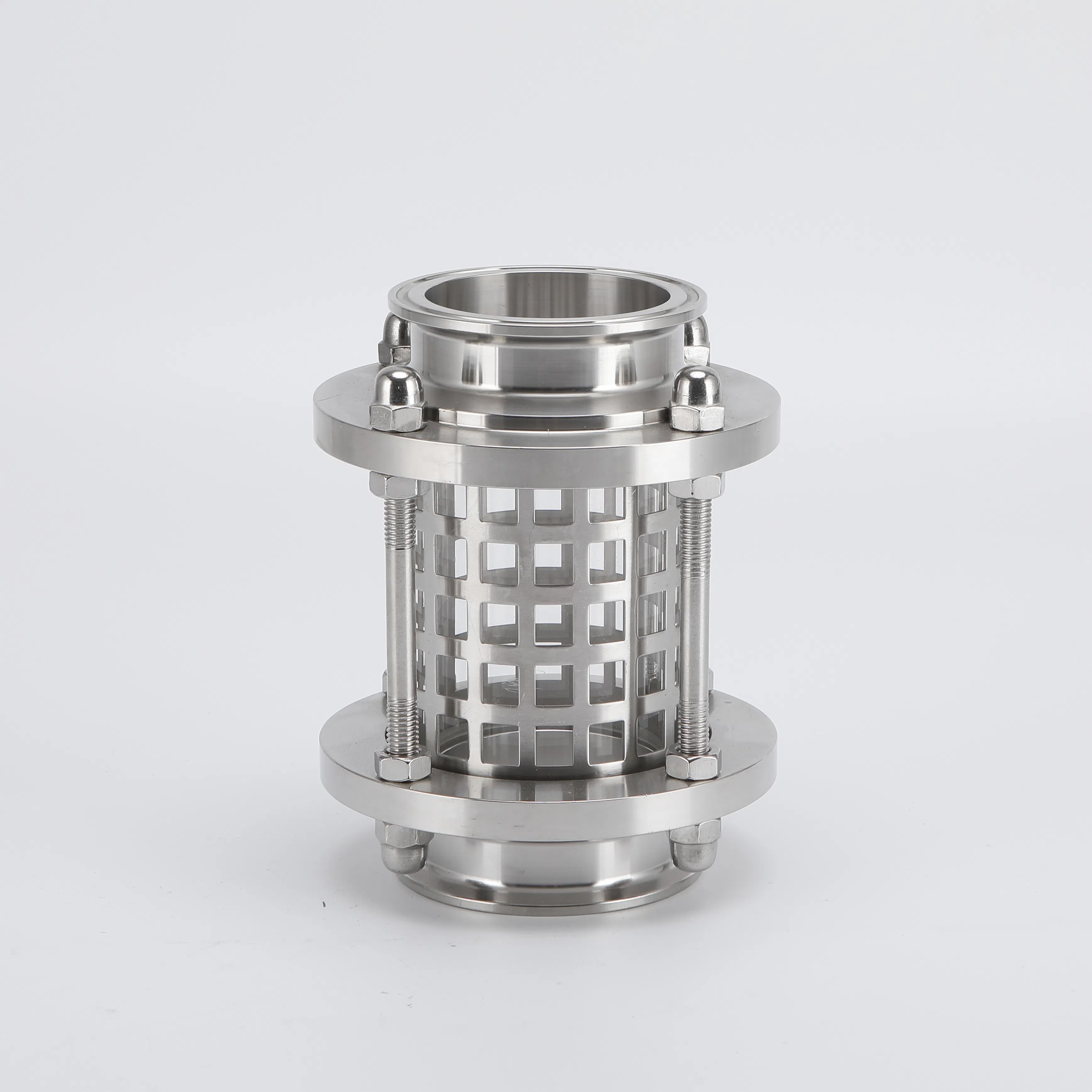 Sanitary Stainless Steel Round Clamp Type Straight Sight Glass with Protective Cover