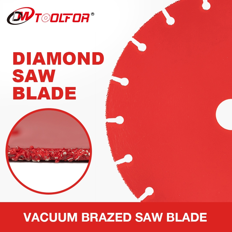 Hand Grinder Vacuum Brazed Diamond Saw Cutting Blade for Porcelain Metal Stone