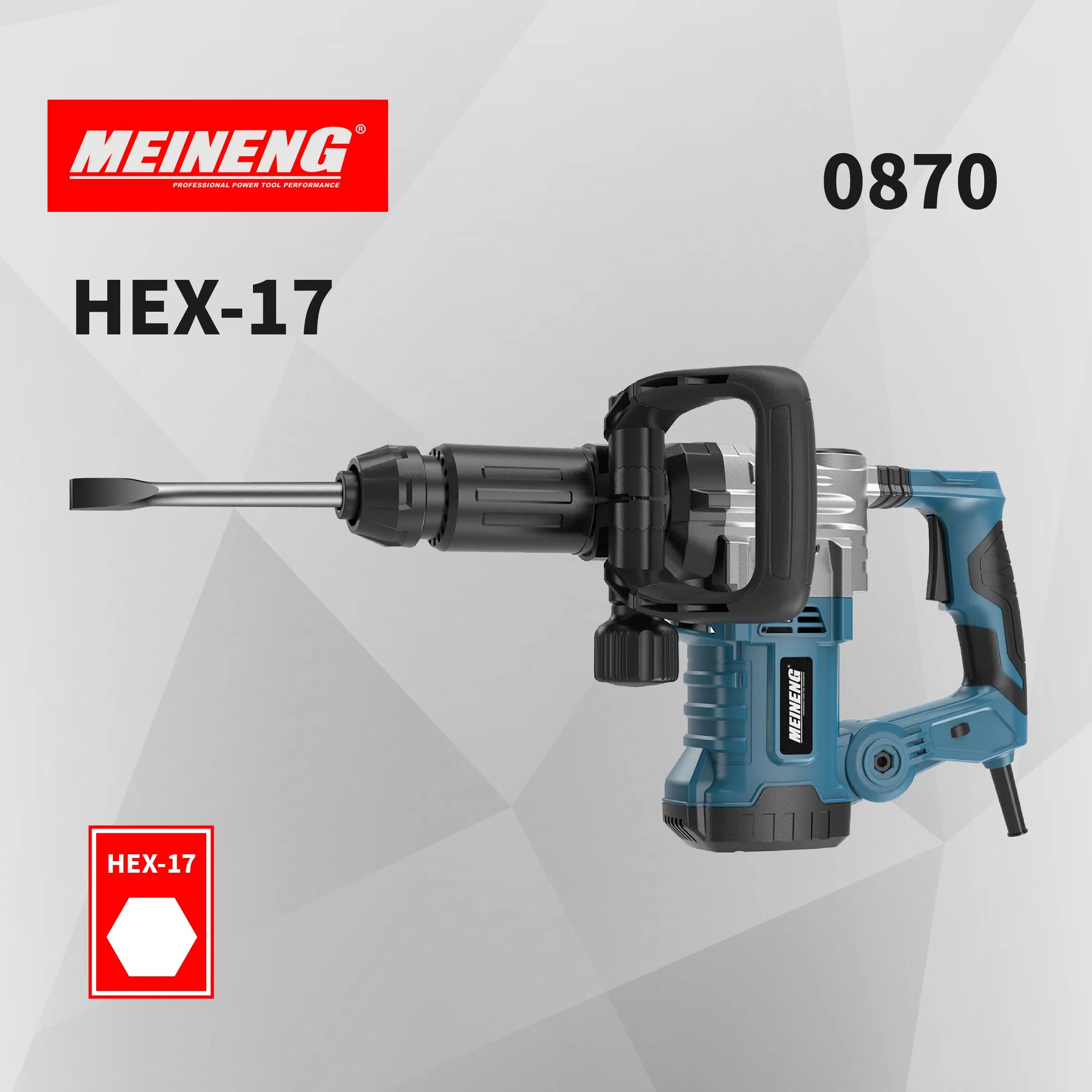 Отбойный молоток электрический 1650Вт, 15Дж, 3800 уд/мин