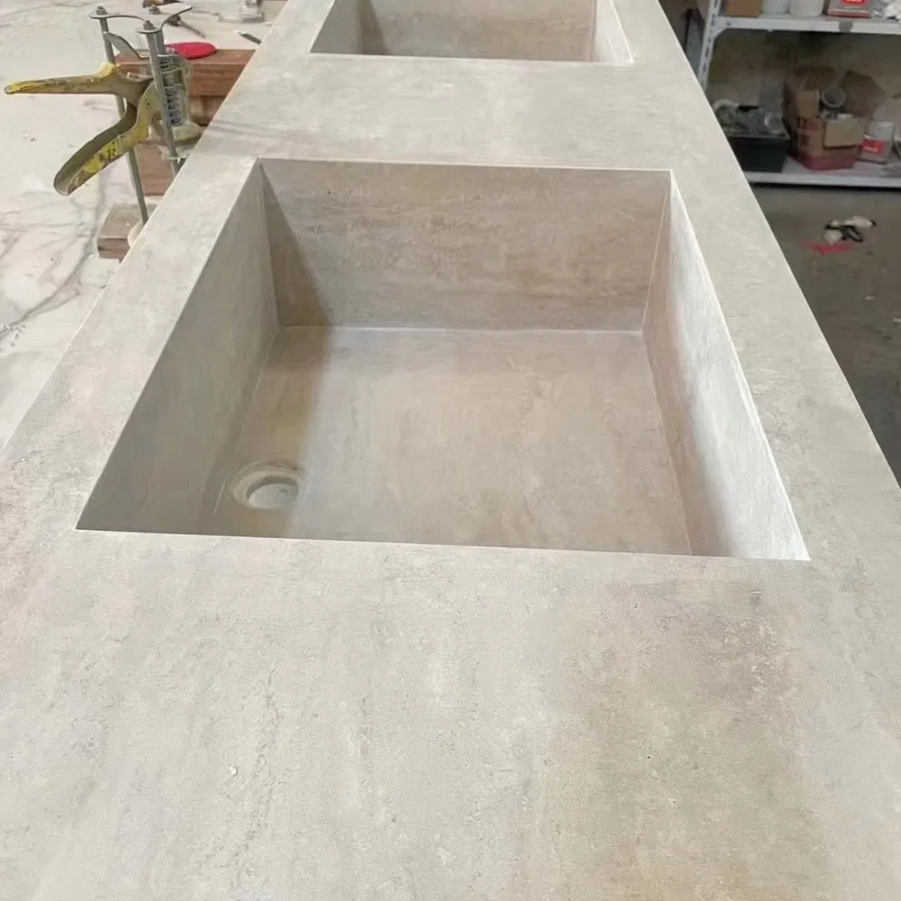 Environmentally Friendly Customizable PP Pellets Artificial Marble for Office Feature Wall