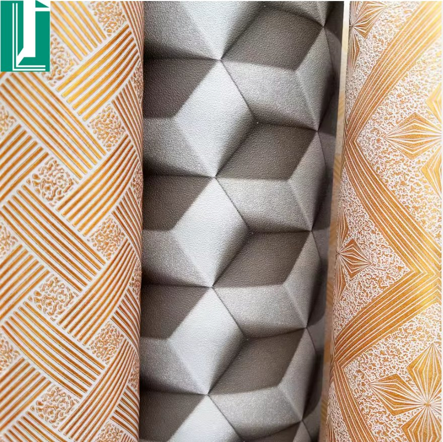 Decorative PVC Gypsum Ceiling Board Vinyl Faced Fireproof Tile with Aluminum Foil Back 60X60