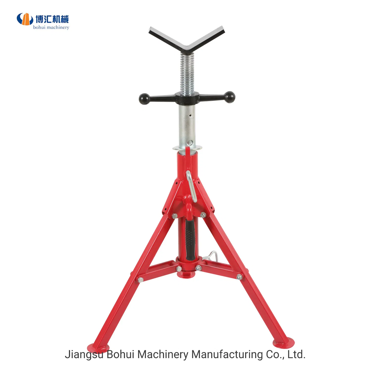 Folded Pipe Support V-Head Pipe Stand with High Quality Spray