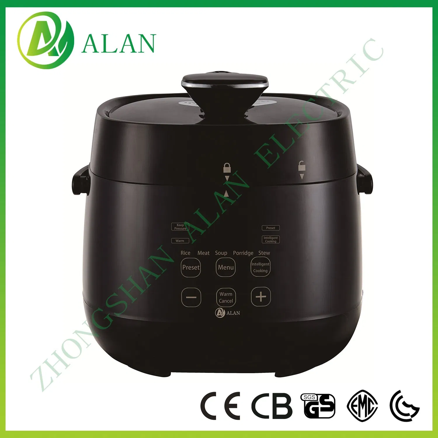 3L Small Size Plastic Housing Mini Electric Pressure Cooker with Handle