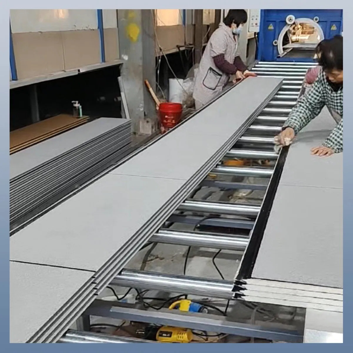 Outdoor Fire-Resistant Building Stone Coated Exterior Wall Insulation Panel Cladding