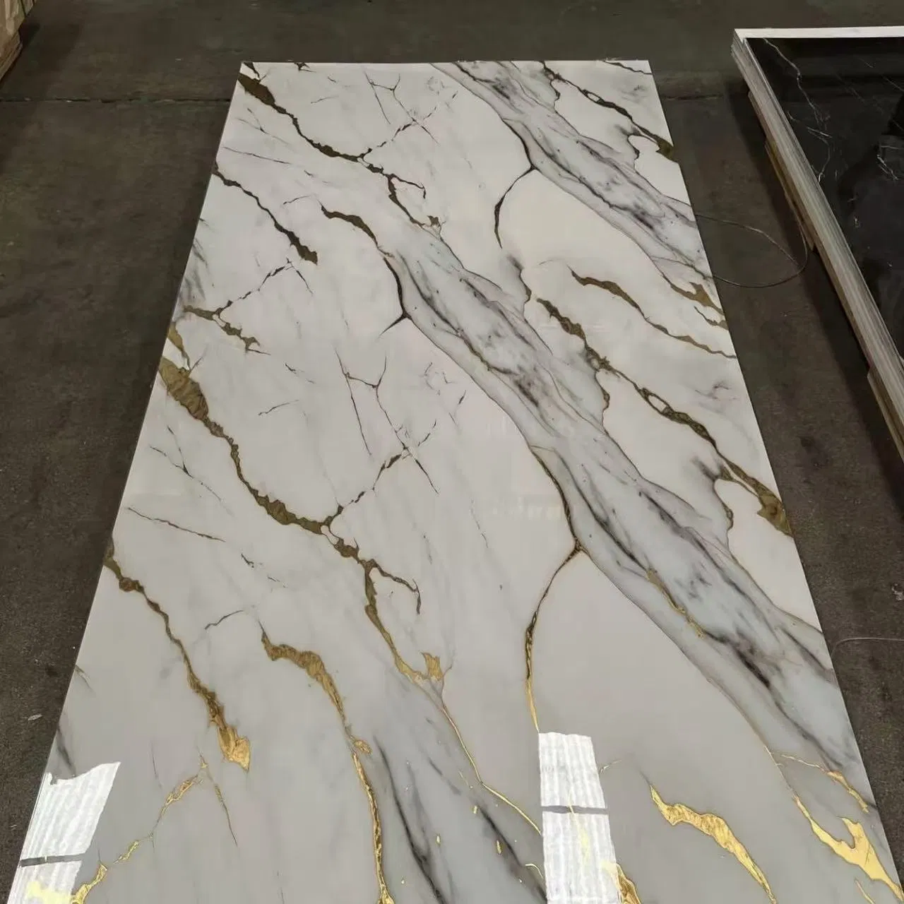 1220*2440mm PVC Waterproof Marble Sheet Wall Panel Marble PVC Sheet