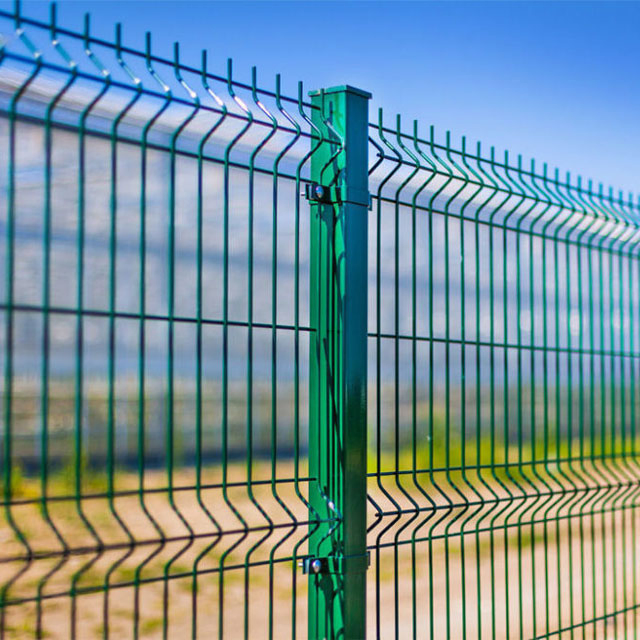 China Factory Powder Coated Security Metal Welded Grid Panel 3D Fence