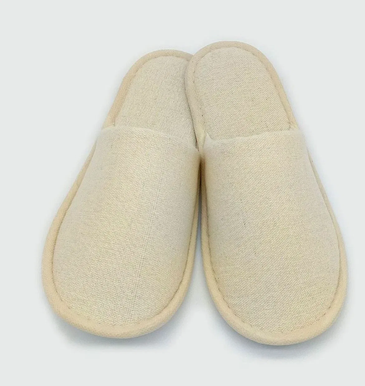 New Eco-Friendly Hotel Slippers Manufacturer Linen SPA Slippers Sustainable Biodegradable Eco-Friendly Slippers for Hotels Luxury Hotel Linen Towel Velvet