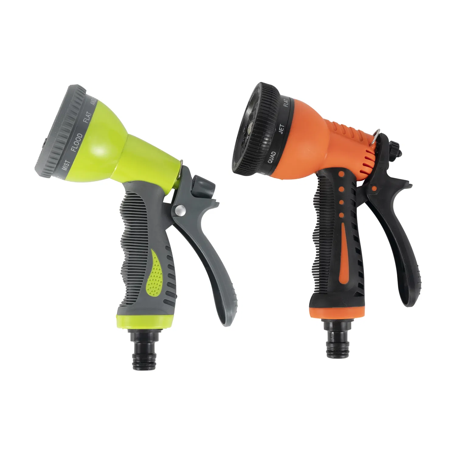 8 Pattern Plastic Garden Hose  Spray Gun Spray Nozzle with with Quick Connect Adapters