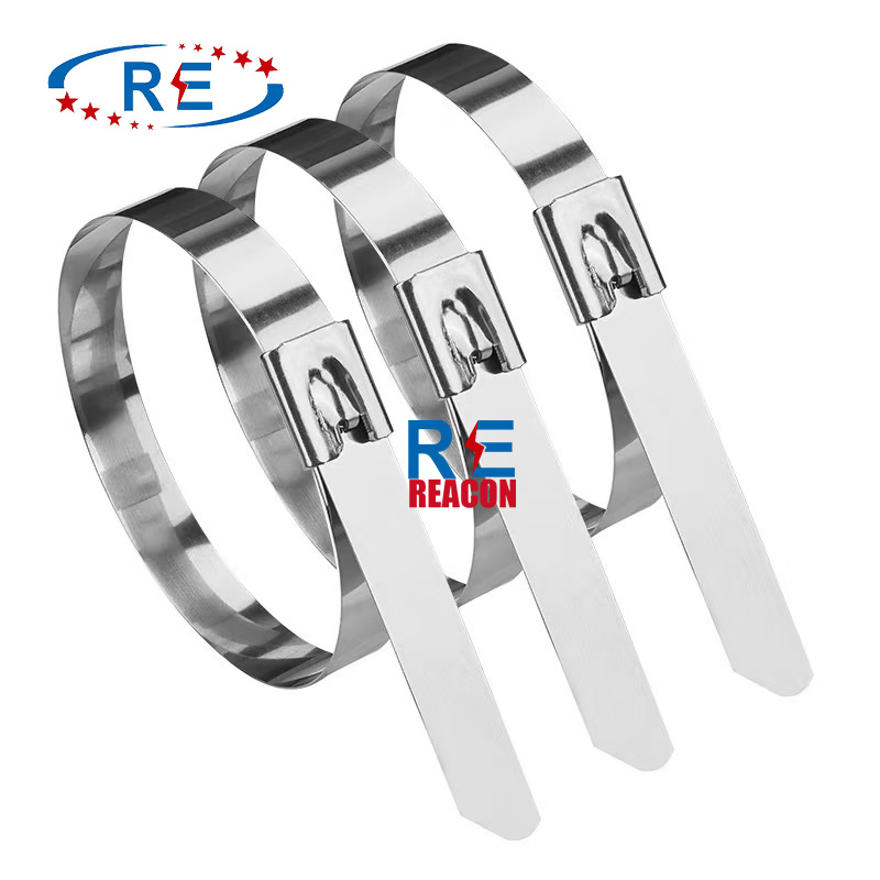 High Quality Stainless Steel Cable Tie---Uncoated Cable Tie with Ball Lock