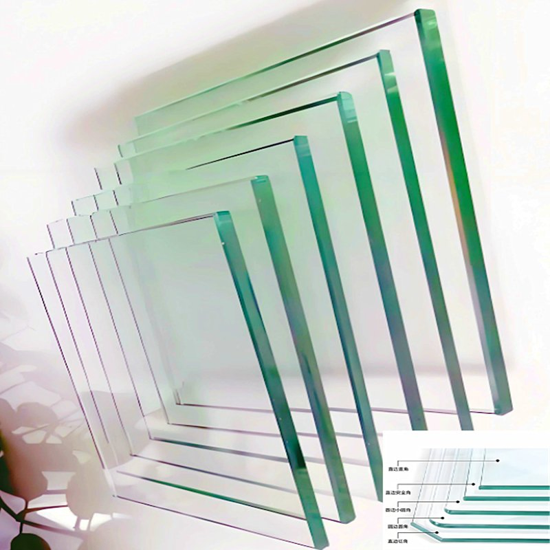 Quick Installation Durable Clear Display Clock Screen Tempered Coated Glass