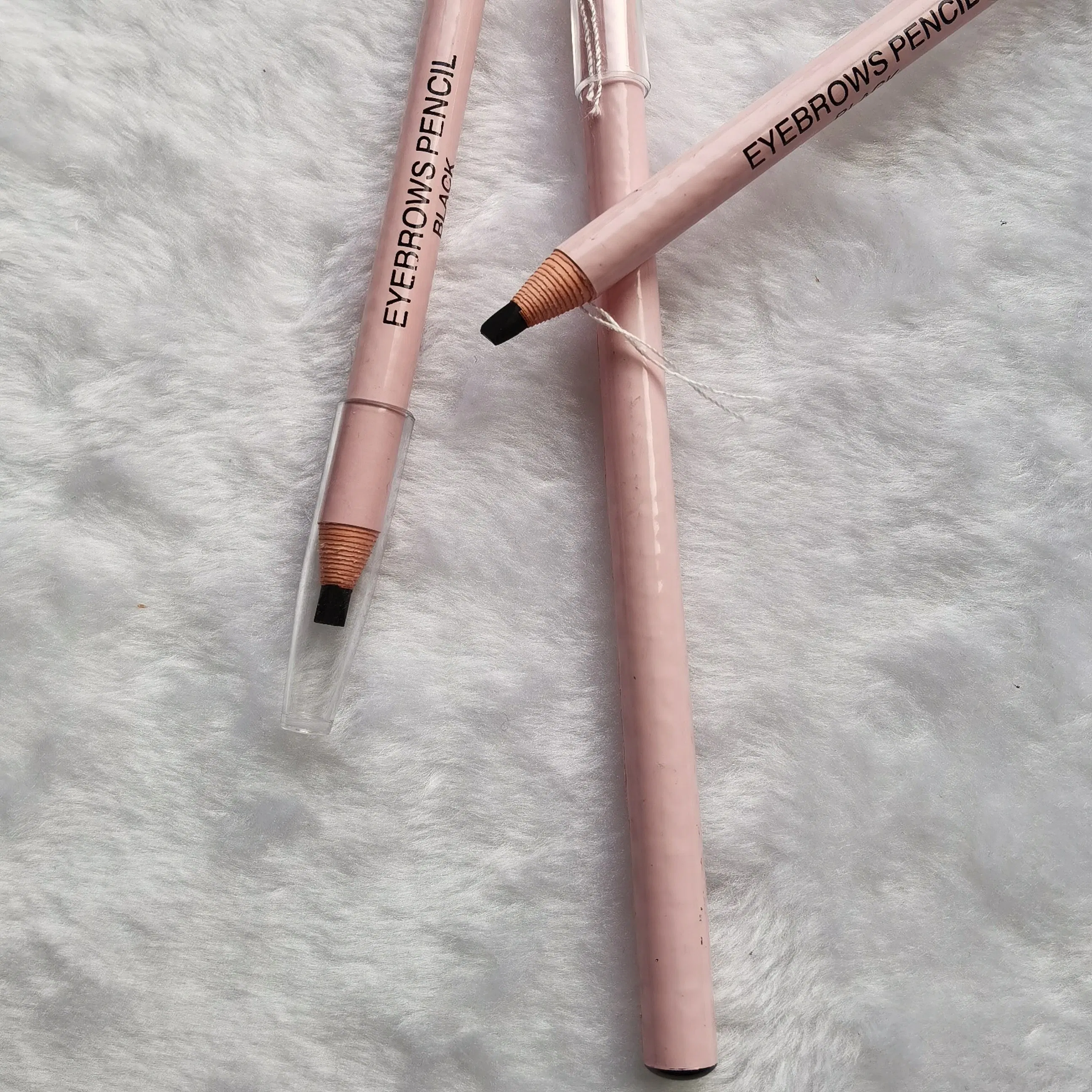 6 Colors Private Label Pink Pull Line Eyebrow Pencil Makeup Brow Pencil
