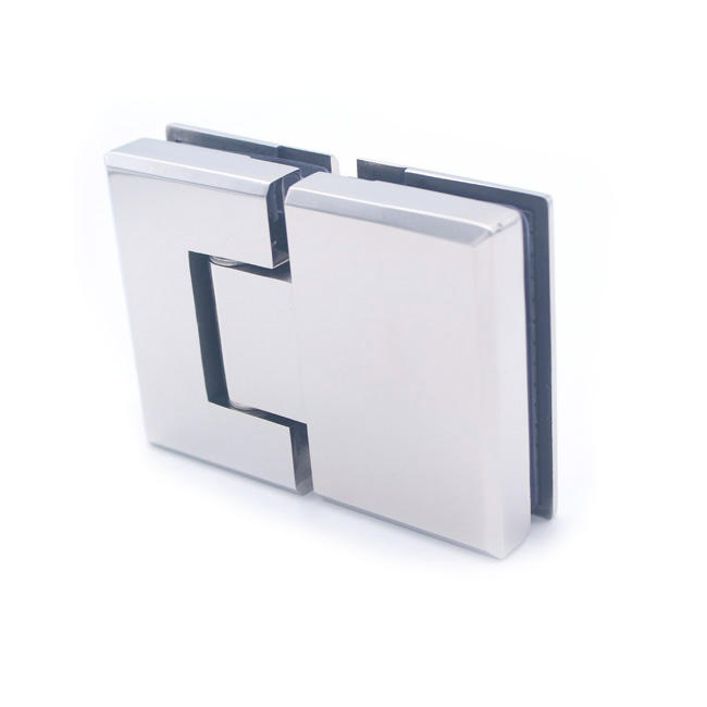 180 Degree Glass to Glass Hydraulic Soft-Closing Shower Hinge Glass Clamp High Strength