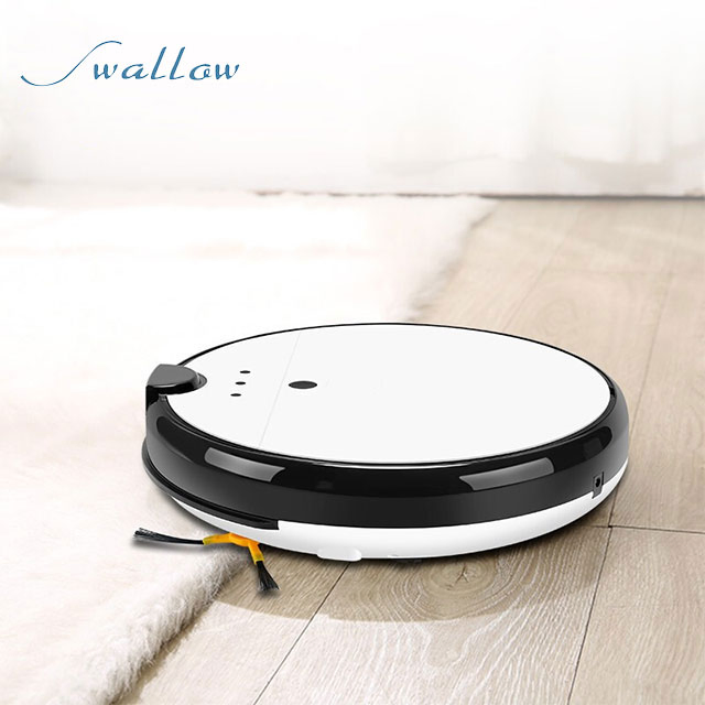 Smart Robot Vacuum Cleaner Suction Wet and Dry with Smart Tank, APP Contorl Swallow