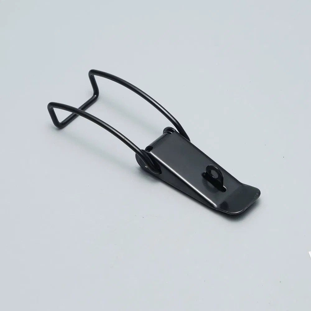 Stainless Steel Lockable Black Toggle Draw Latch Catches for Box