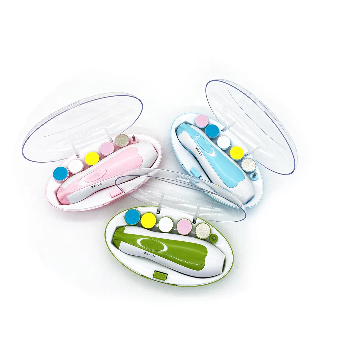 CE Approval 6 in 1 Automatic Infant Electric Nail File Kit Safety Portable Baby Nail Trimmer