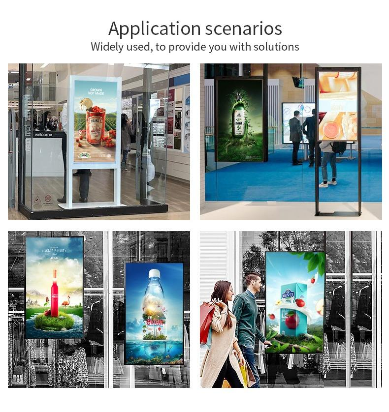 Рекламный дисплей Ultra Thin High Brightness, напольный