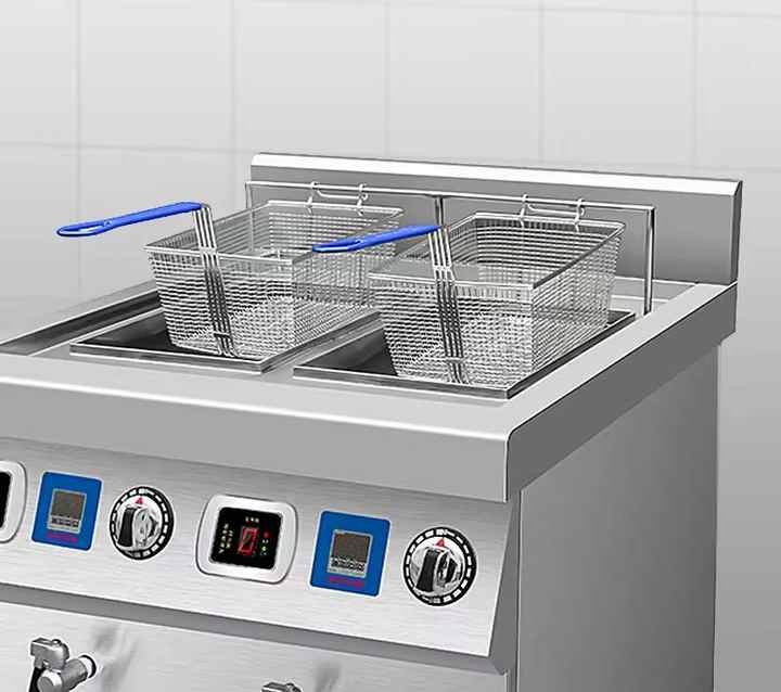Quality Wholesale Commercial Kitchen Grid French Fries Basket Chips Fryer Basket Metal Food Basket