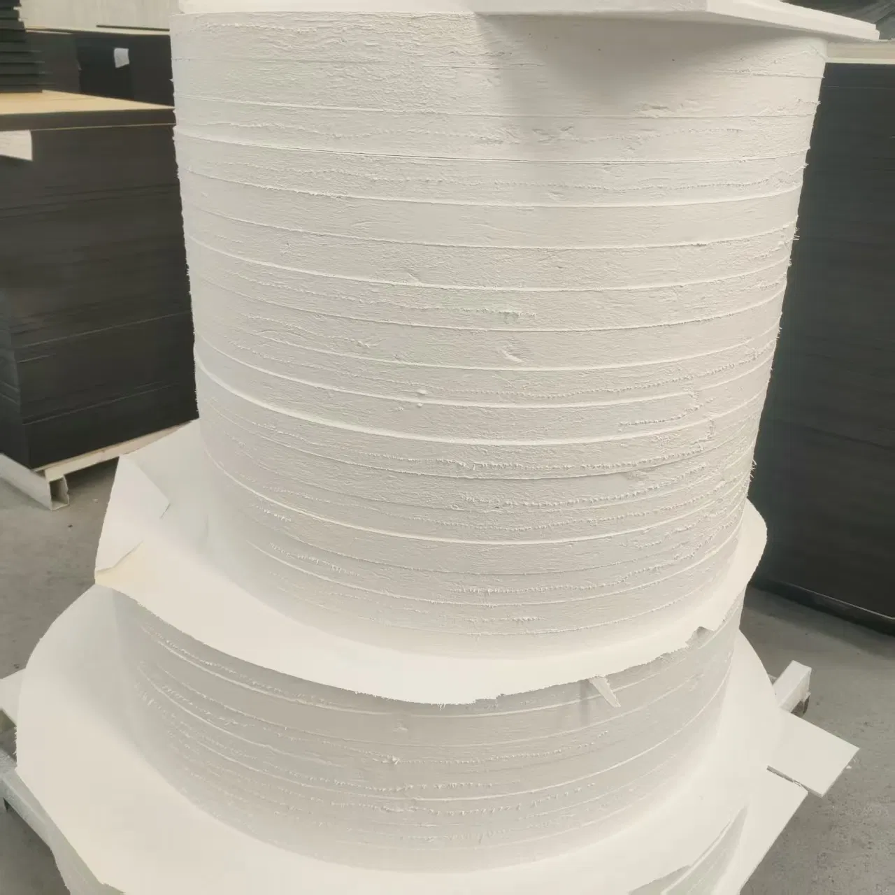 Suspended Round Acoustic Cloud with Premium Fiberglass for Nrc 0.9
