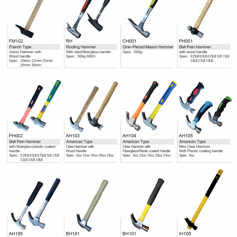 Multifunction Carpenter Nail 15oz 20oz Claw Hammer Wood Handle