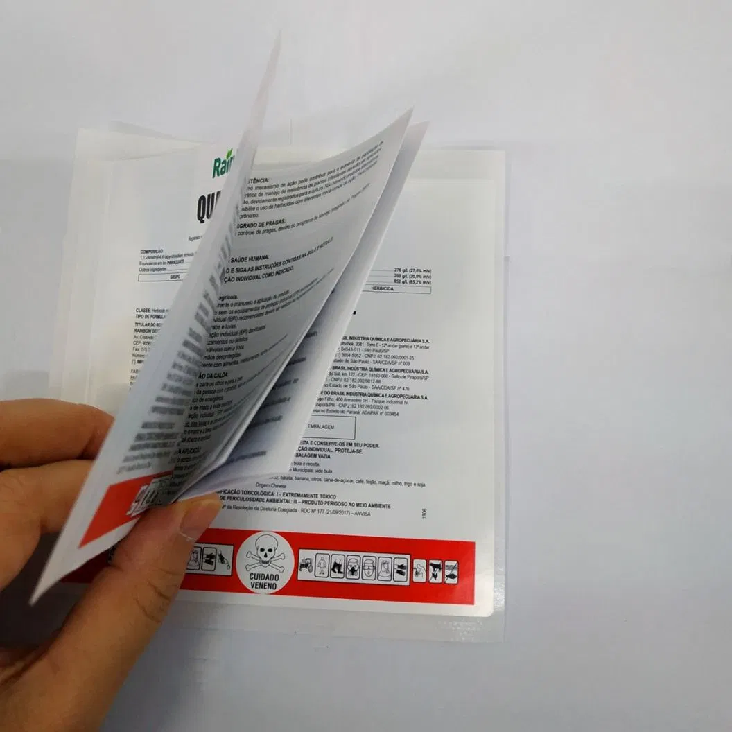Double Layer Labels Multi-Layer Customized Folding Instructions Three-Layer Food and Cosmetics Stickers