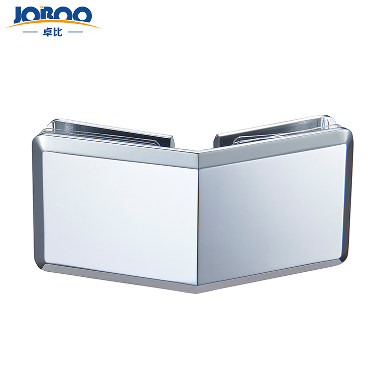 Premium Custom Brass Clamp Frameless Beveled Heavy Duty Bathroom Accessories Connector Tempered Glass Panel Bracket Frameless Shower Room Door Hardware