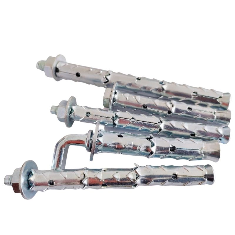 Carbon Steel Galvanized Hex Head Barbed Block Anchor Expansion Bolt