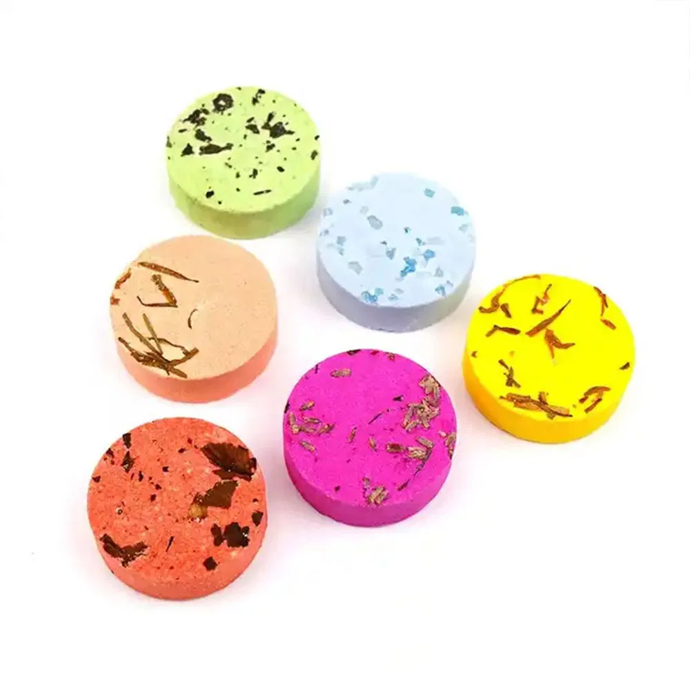 Customize Supplies Relaxation Relief Home SPA Clay Shower Gel Cleaning Tablets Bomb for Bath and Body Care
