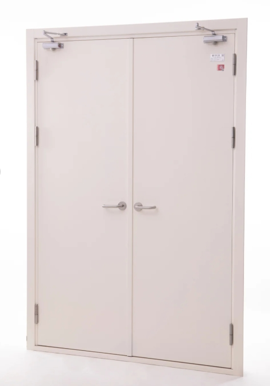 Heavy-Duty Stainless Steel Fire Door for Certified for Hotels & Offices