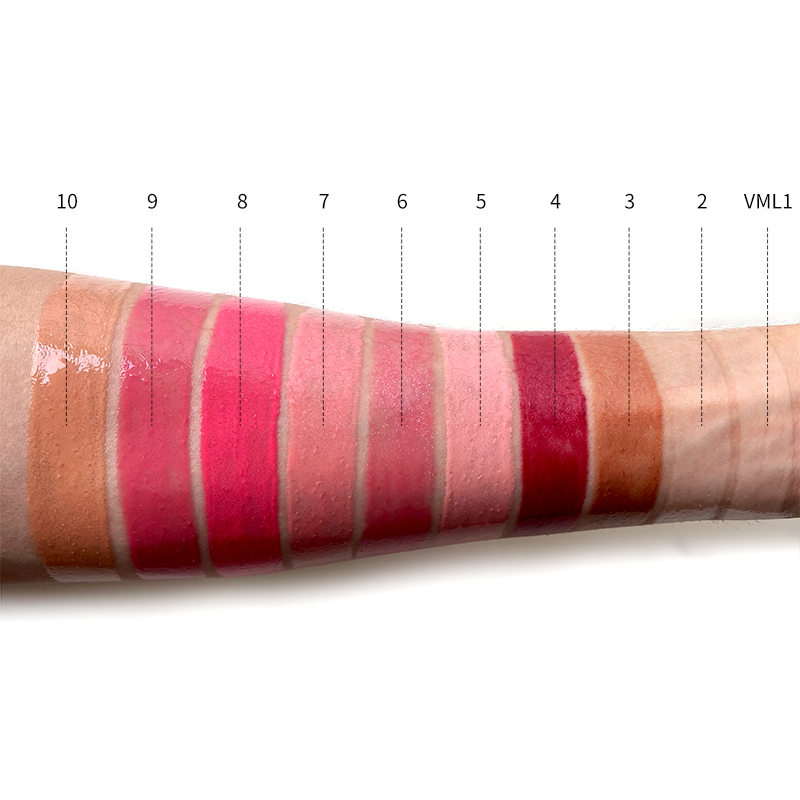 Wholesale or Private Label Makeup Liquid Lipstick Lipgloss Moisturizing Glitter Shiny Lip Gloss