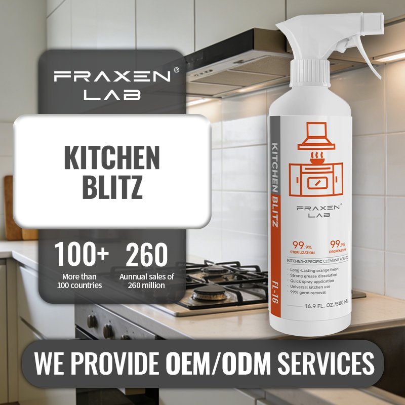 Kitchen Cleaner Degreaser Spray Cleaner Factory Supply Direct Manufacturer Low MOQ Household Cleaning Product