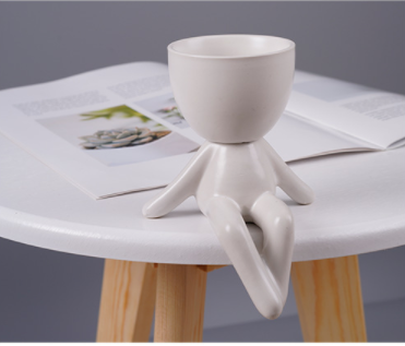 Горшки для суккулентов глазурованные Дизайн человека