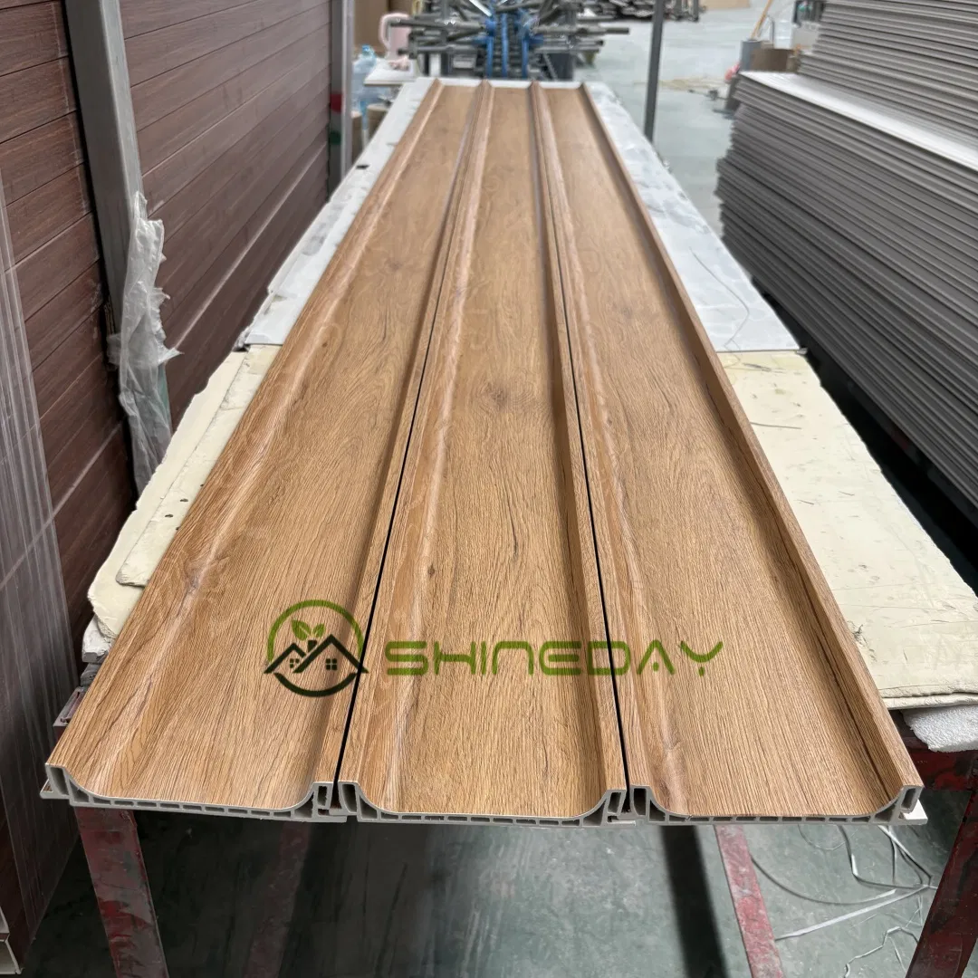Wholesale Price PVC Panel Waterproof Wall Board Cladding Decorative Fluted WPC Wall Panel for Indoor Ceiling