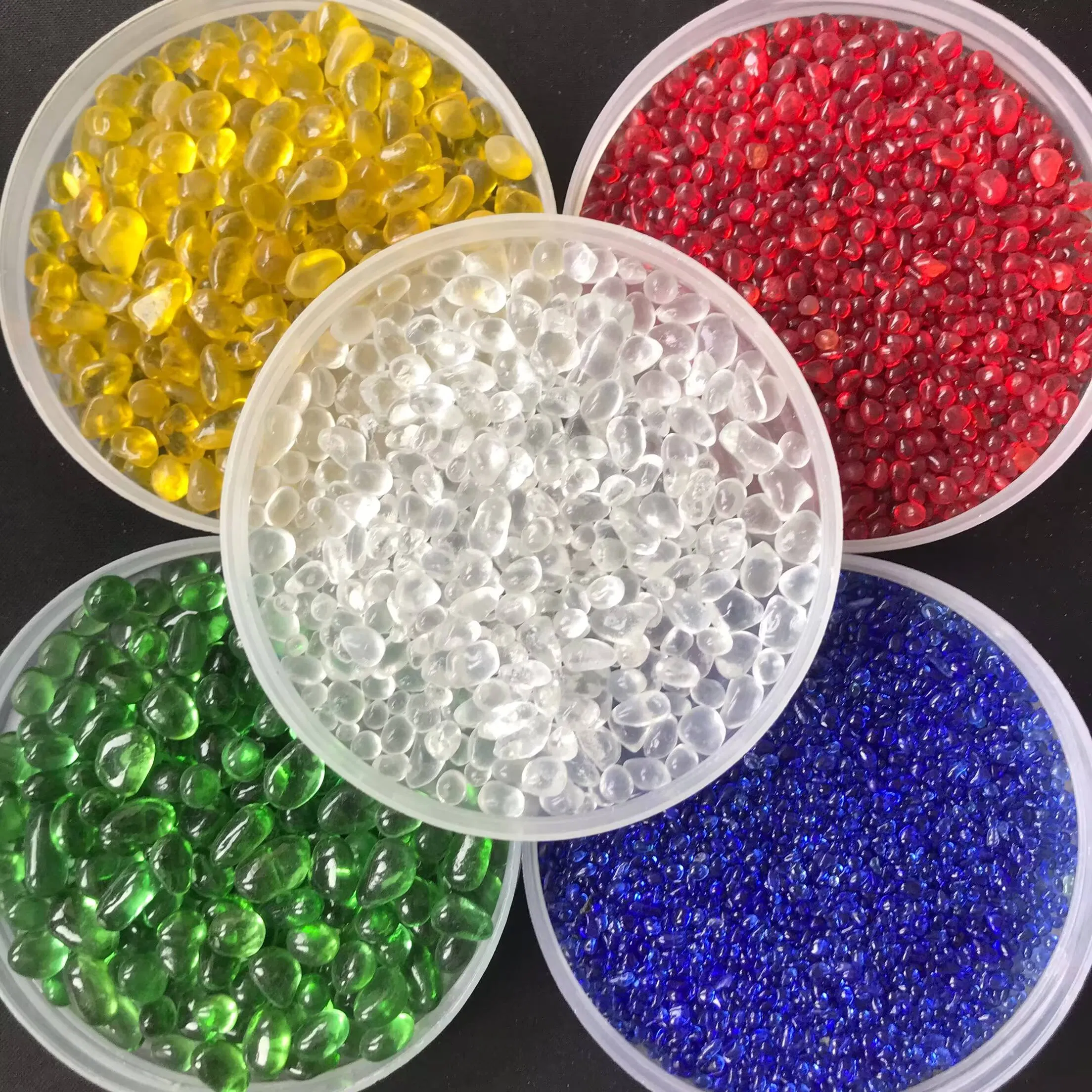 Customizable Colored Glass Beads for DIY Projects and Crafts