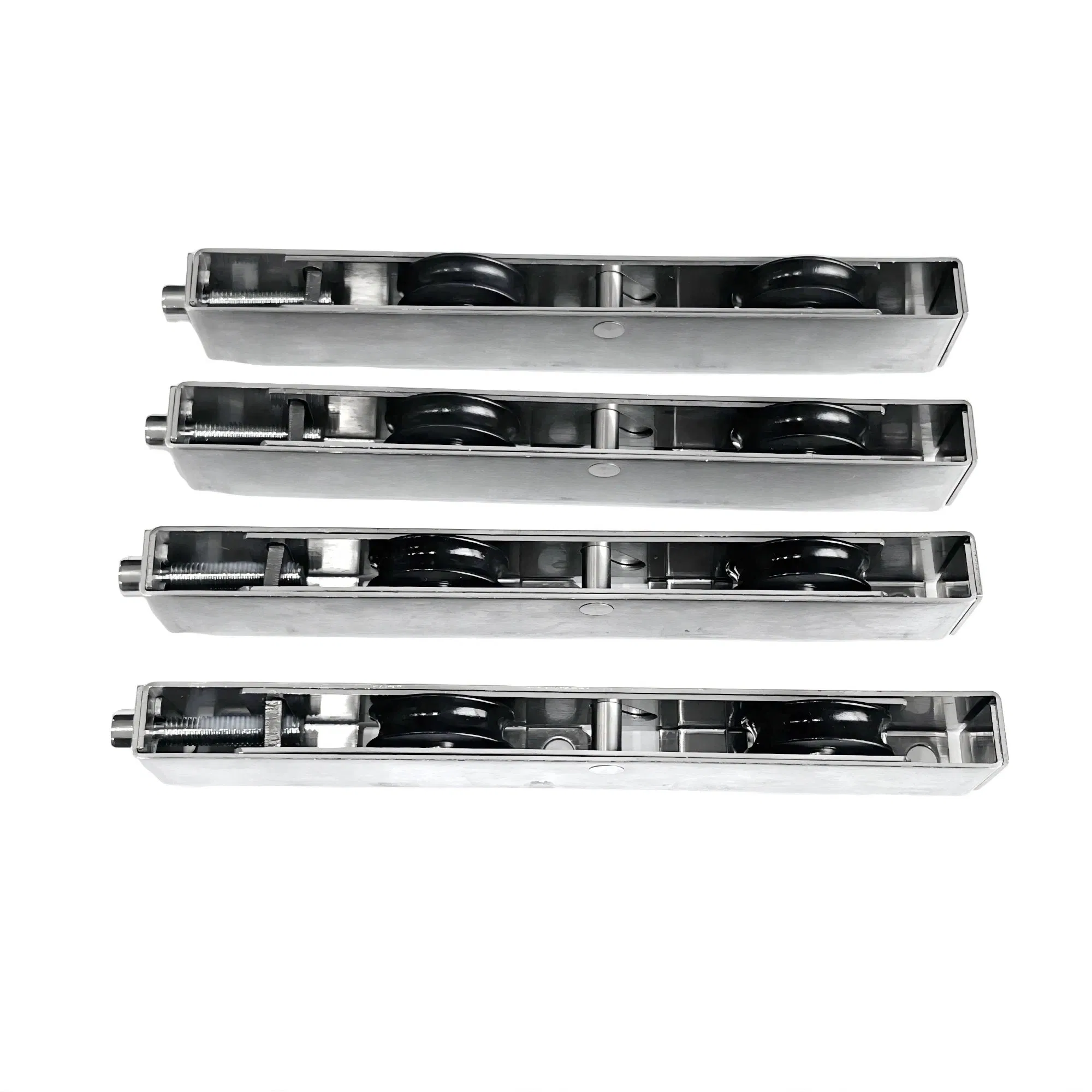 Heavy Duty 2 Wheels U-Groove Nylon Pulley High-Quality Bearing for Patio Door