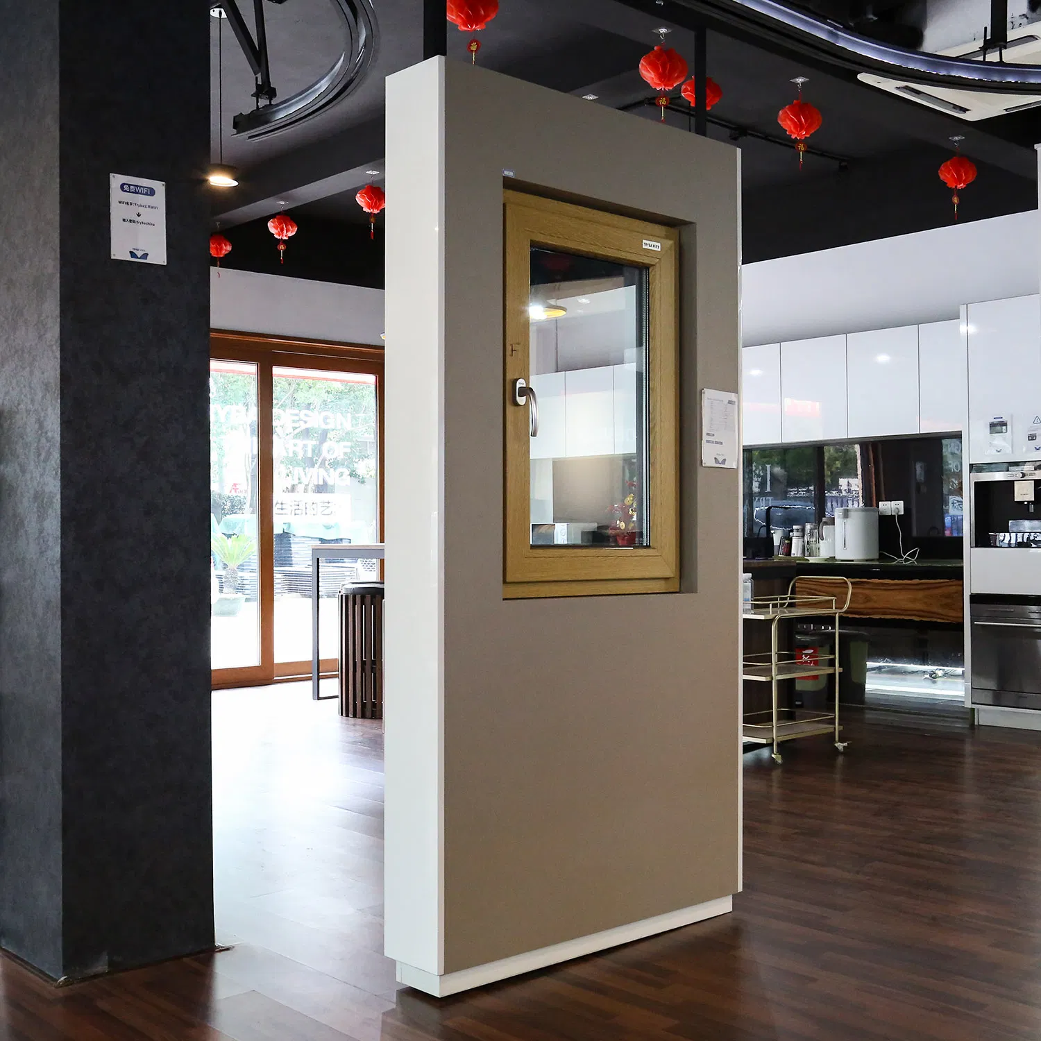 High Performance Energy Saving Triple Glazed UPVC PVC Vinyl Passive House Casement Window with Grill Design