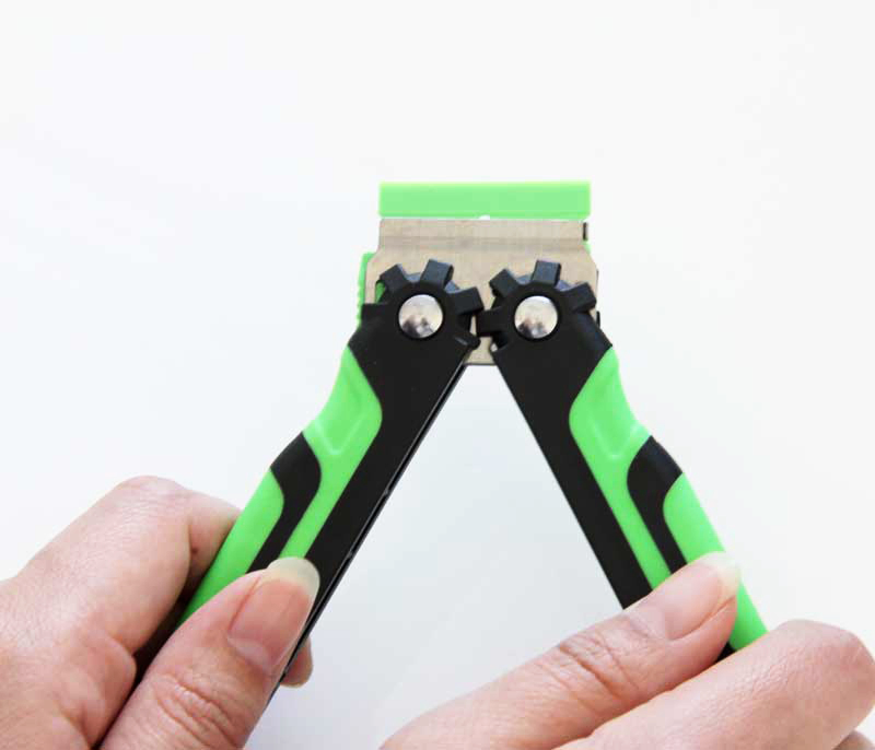 Folding Safety Plastic Razor Scraper with Plastic Blades or Metal Blades