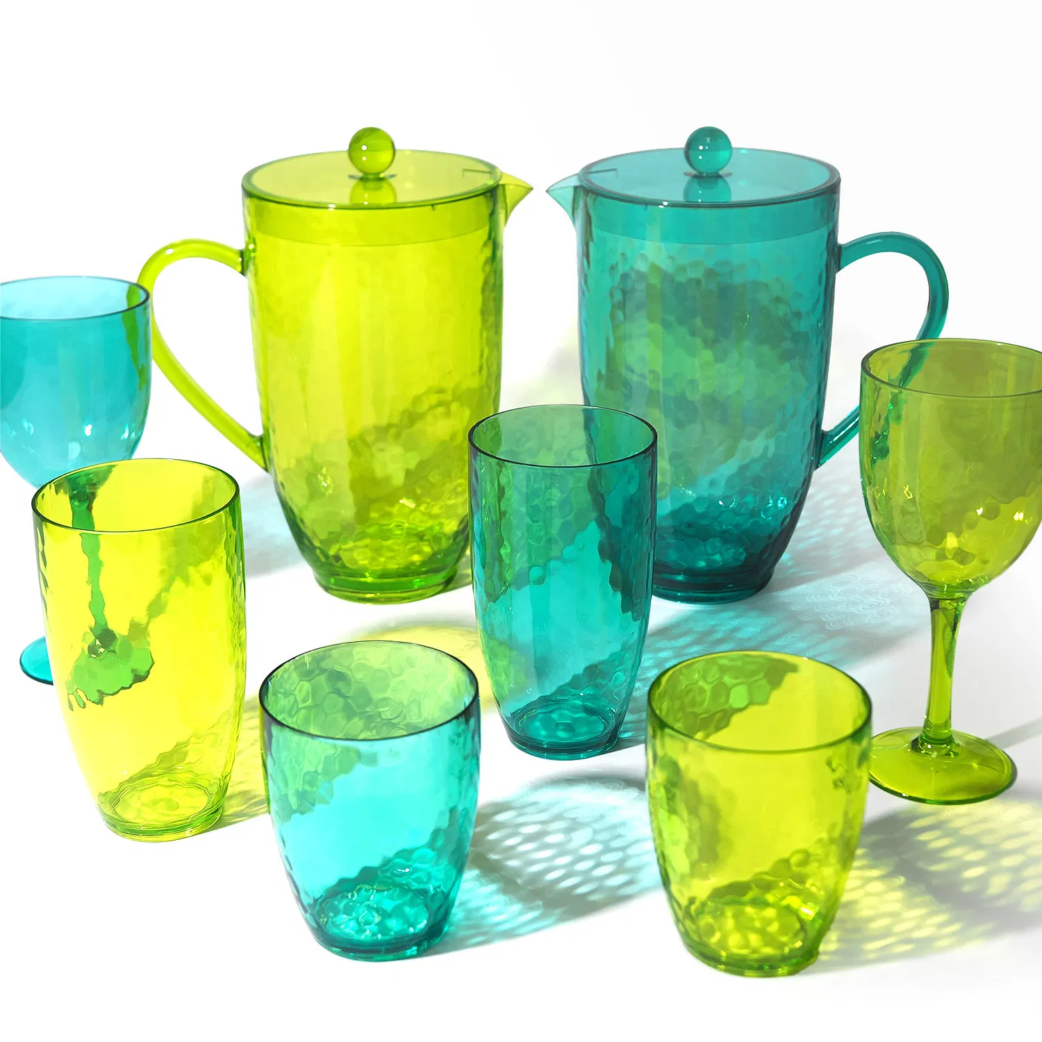 Plastic PS Ms Tinted Transparent Liquid Drinks Jug 27L Pitcher Kettle