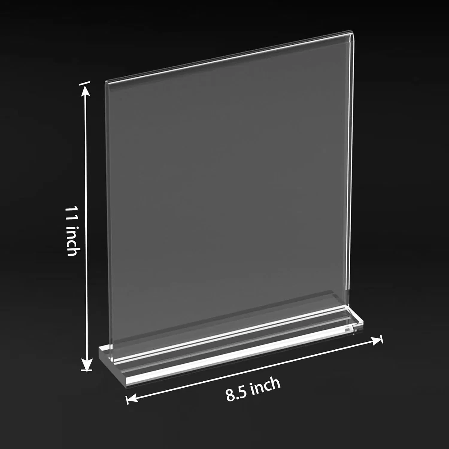 Best Selling Restaurant Acrylic Menu Sign Holder with UV Protection