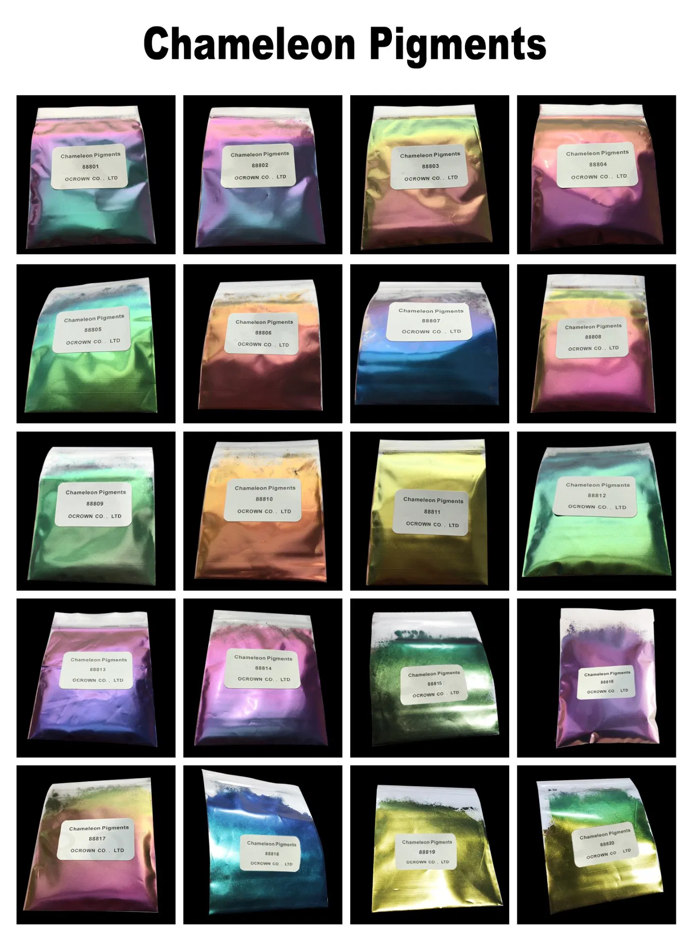 Shining Unicorn Mirror Nail Chameleon Pigment Chrome Powder