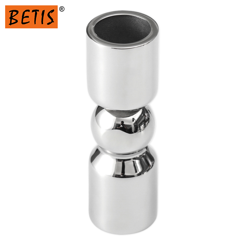 Heavy Duty Hinge 304 Stainless Steel Elbow Connector Corner Connecting Fitting Glass Hardware for Curtain Rod