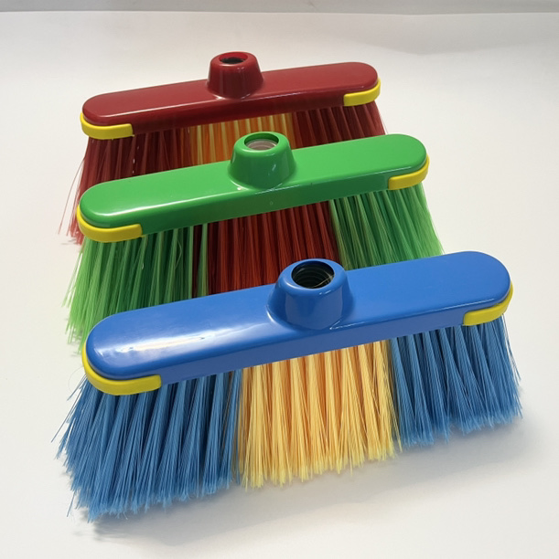Household Cleaning Plastic Broom Escobas with Broomstick