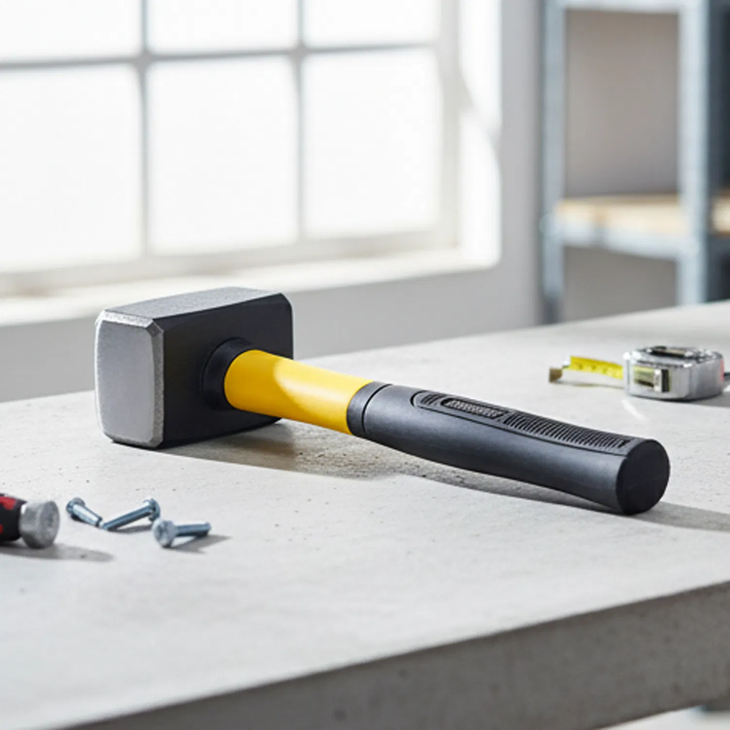 16oz Machinist Hammer with Wooden Handle by Hansheng