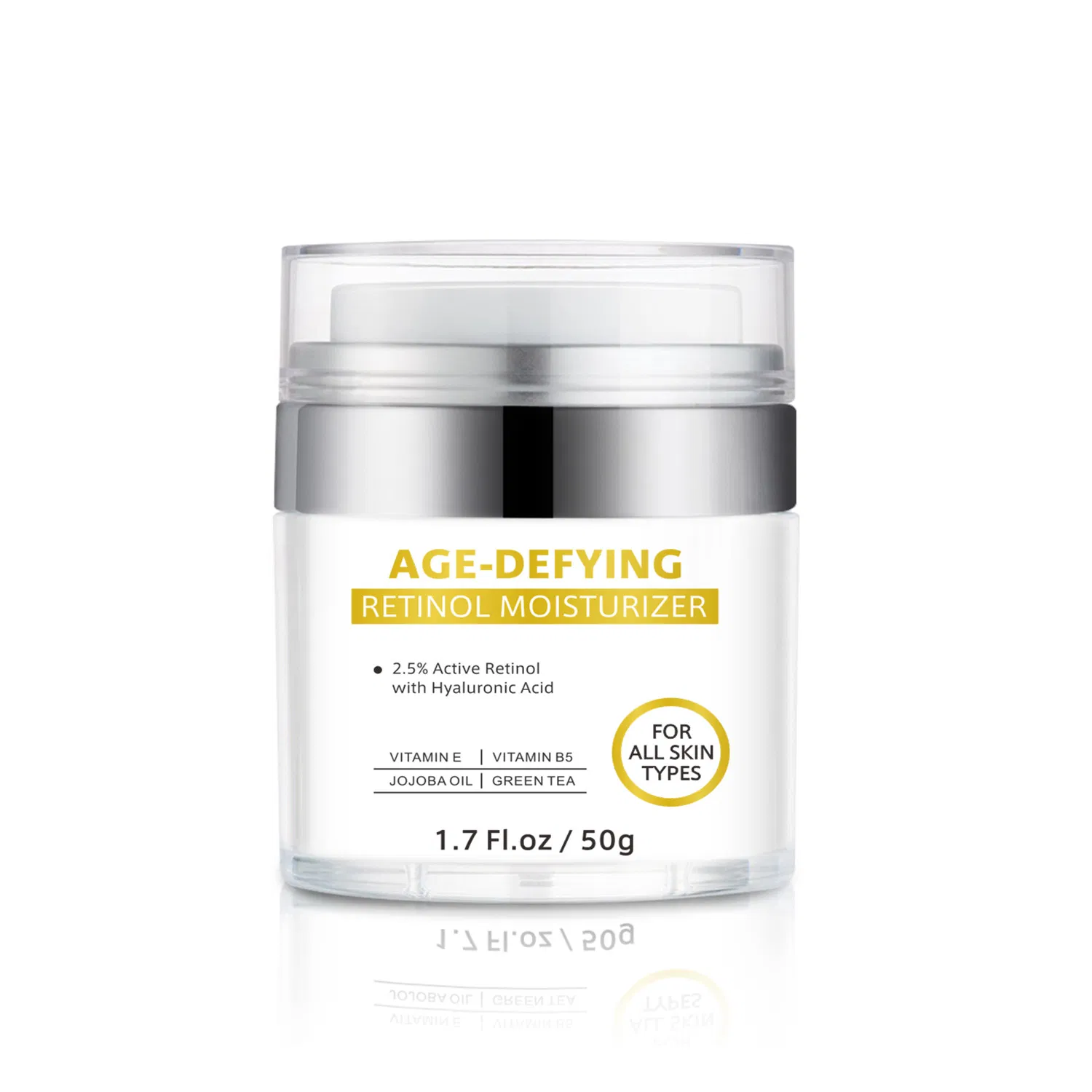 Private Label Organic Remove Wrinkle Vitamin E Hyaluronic Acid Moisturizer Anti Aging Retinol Face Cream