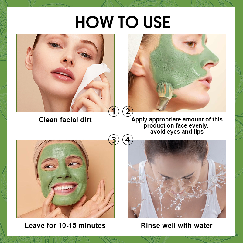 Cleansing & Smoothing and Volcanic Mud & Matcha Green Tea Cleansing Mask Mud