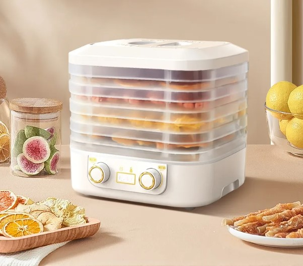 Advanced Digital Control Fruit Dryer Dehydrator with Timer and Function Buttons